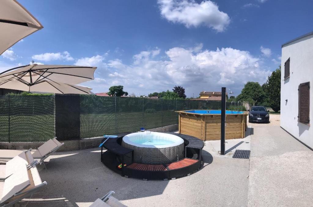 Nifty Intera Villa Con Piscina Relax, Idromassaggio E Sauna Muscletto Екстериор снимка